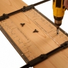 Spacing Shelf Pin Jig with 1/4-inch and 5mm Self Centering Drill Bits