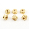 Brass Knurled Threaded Nuts