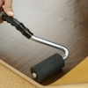Veneer Laminated Pressure Rubber J Roller with 16-inch Curved Handle