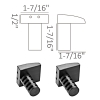 3/4-inch Hole Low-Profile Bench Accessory Kit