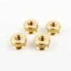 Brass Knurled Thumb Nut Thru Knobs