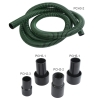 Dust Collection Hose with Fittings and Reducers