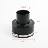 Hose Flexible ABS Reducer Adapter Fitting-2