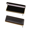 Pen Case - Velvet Double with Gold Trim