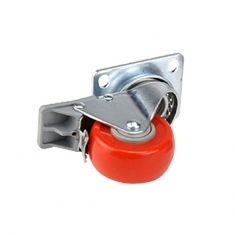 Translucent Skate Wheel Casters Locking