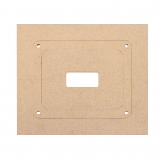 Router Table Insert Plate Template - Precision MDF Jig