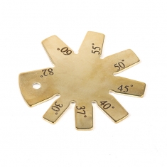 Solid Brass Bevel Angle Gauge