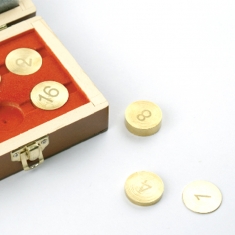 Circular Brass Gauge Block Set