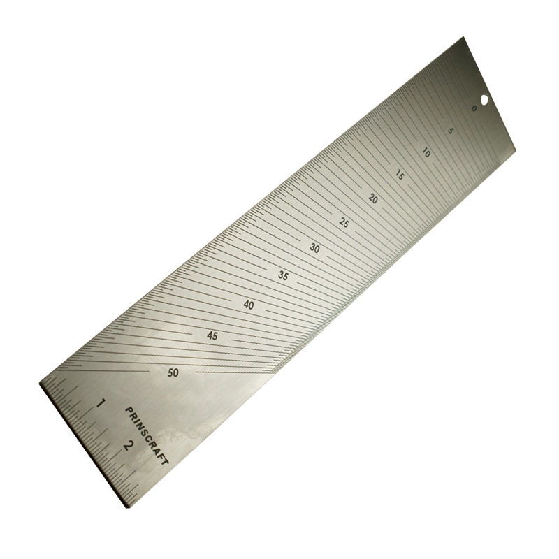 Bevel Board & Center Finding Ruler Depth End Graduations HRS8